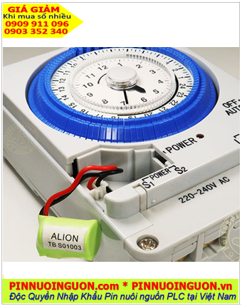 Pin ALION TBS388, Pin nuôi nguồn TIMER ALION TBS388 (Pin sạc NiMh 1.2v 80mAh)